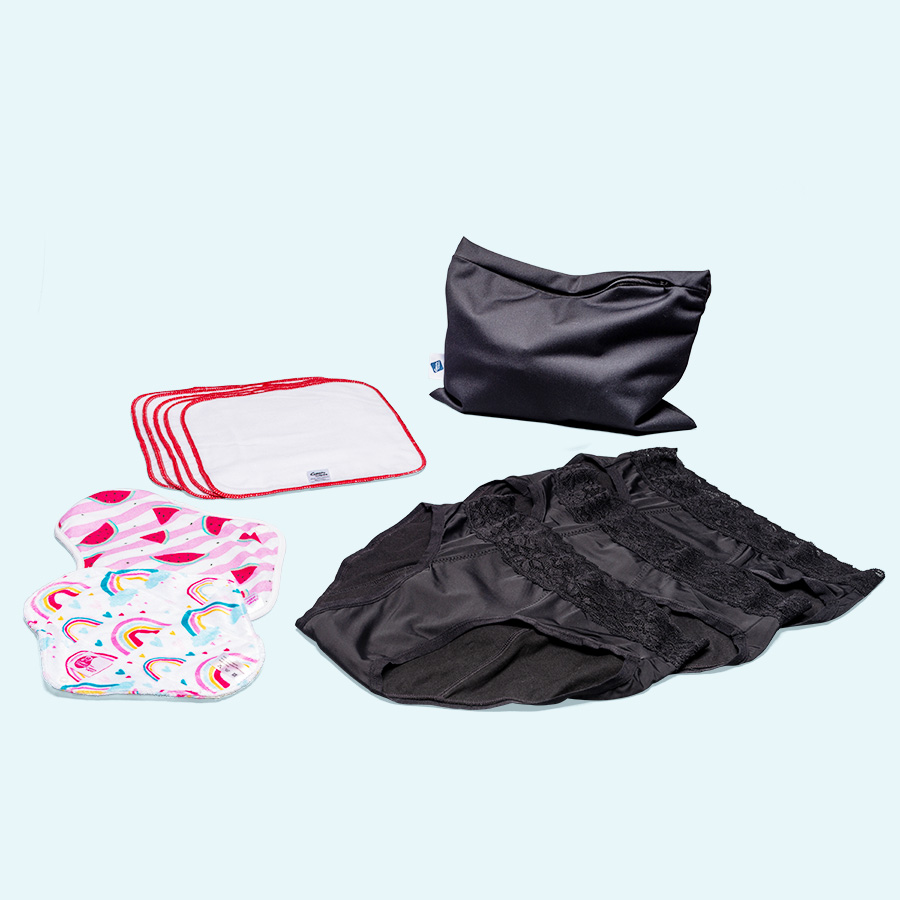 KISS Kits, the go-to reusable period protection kit!